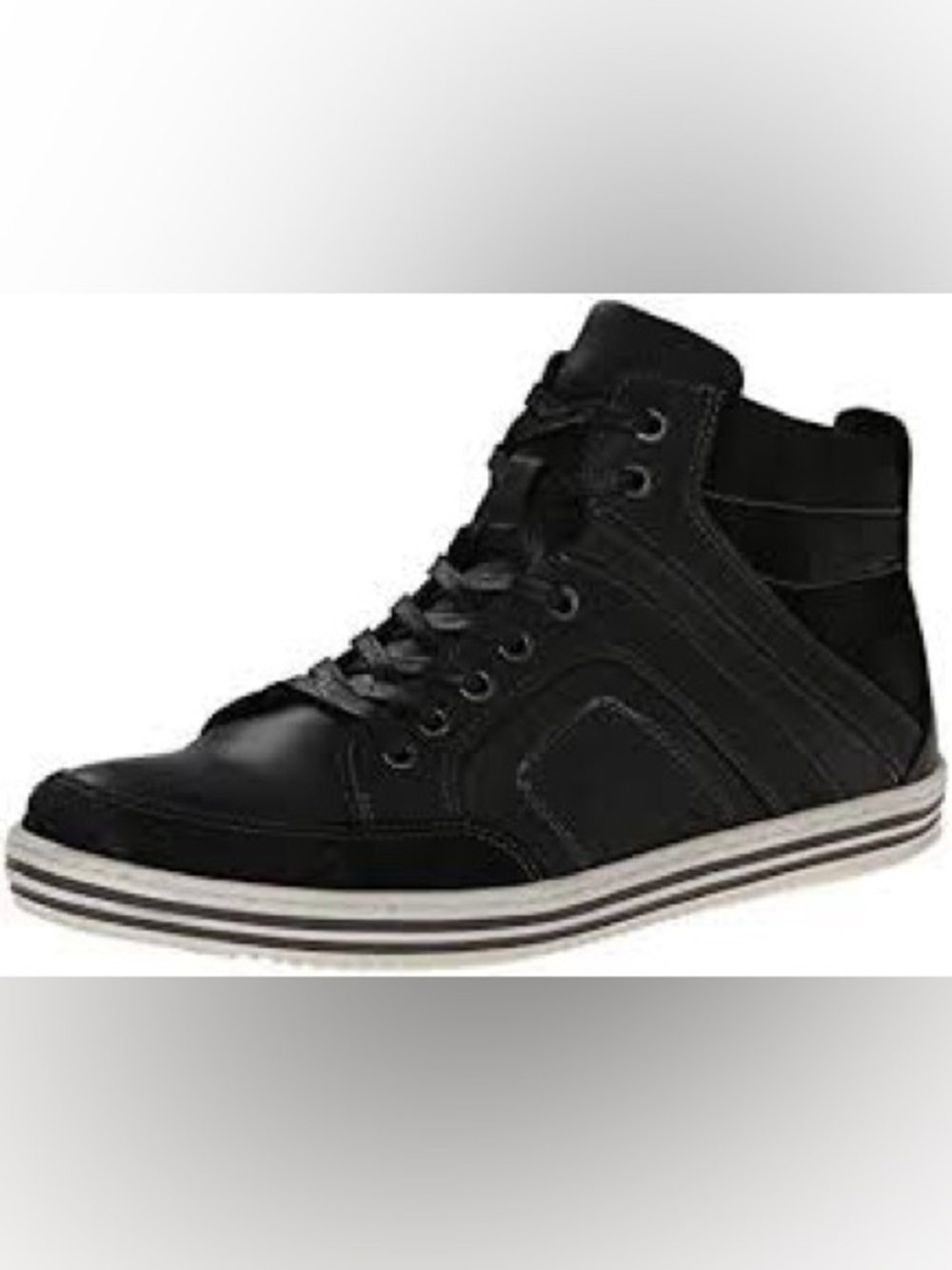 New Steve Madden Ristt Black High-Top Mens Sneakers Sz 11